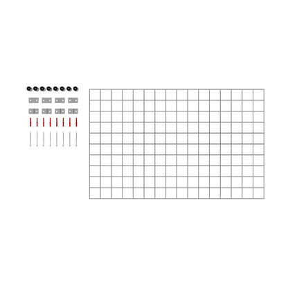 Traliccio decorativo (incl. materiale di montaggio) Dimensioni della rete 5 x 5 cm