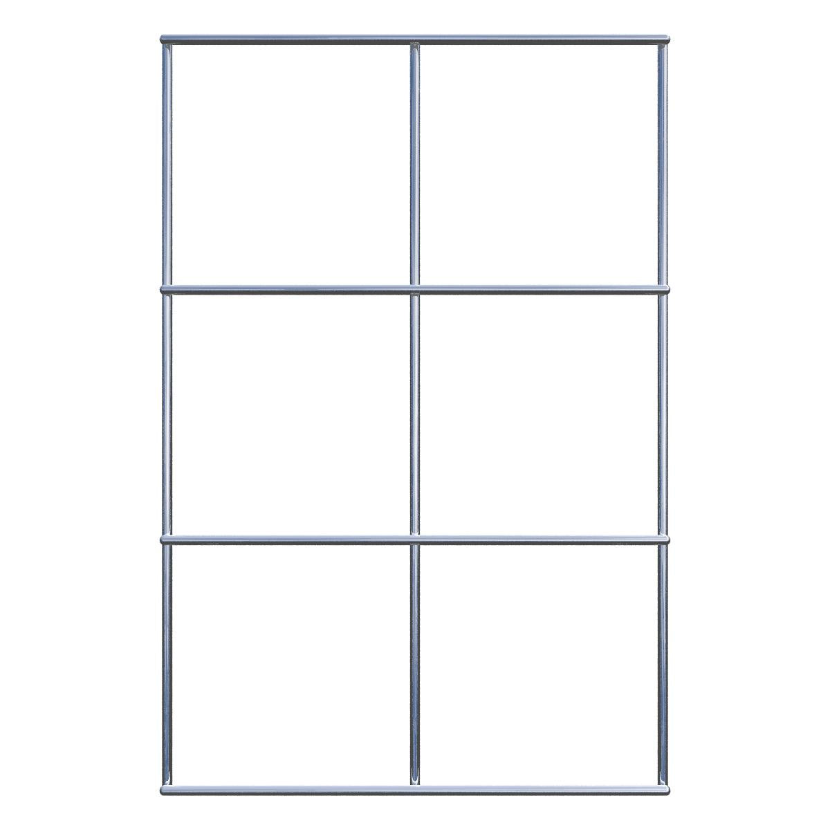 Rejilla de malla de 10 x 10 cm.