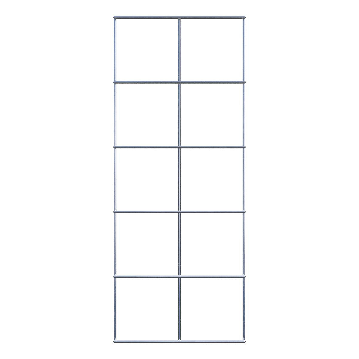 Rejilla de malla de 10 x 10 cm.