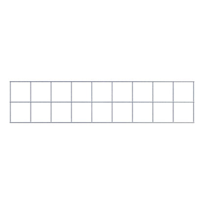 Traliccio decorativo (incl. materiale di montaggio) Dimensioni della rete 10 x 10 cm