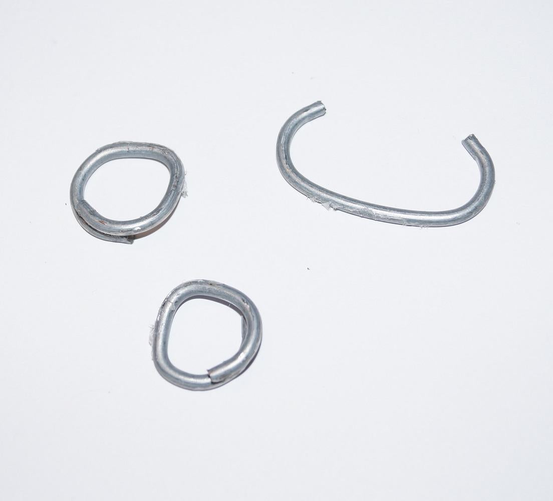 Gavión 100 cm x 80 cm x 20 cm (L x A x P), luz de malla 5 cm x 10 cm, anillo en C