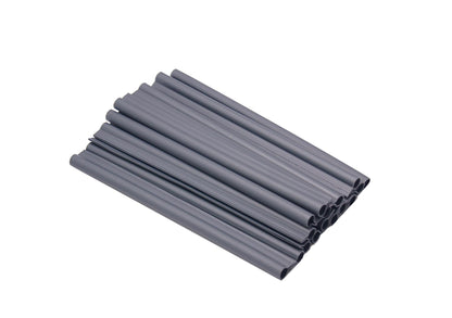 2x clips de fixation pour bande de protection visuelle Anthracite MW 5 x 10 cm