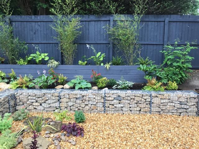 Conjunto de 2 gabiões 100 cm x 50 cm x 30 cm (C x A x P), malhagem 5 x 5 cm, espiral