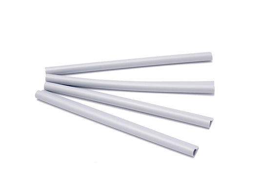 2x Befestigungsclips für Sichtschutzstreifen Grau MW 5 x 20 cm