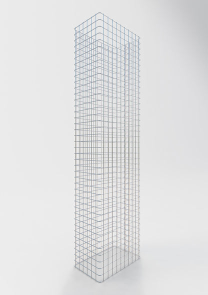 Clôture en gabion Longueur 52 cm, hauteur 180 cm, profondeur 32 cm, mailles 5 x 5 cm