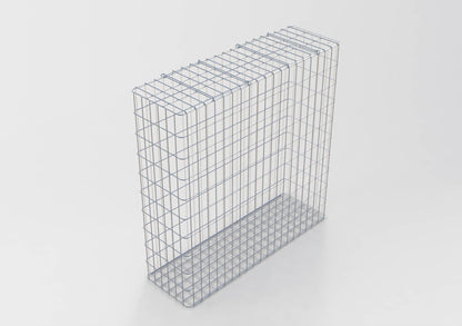 Gabion hot-dip galvanized 102 cm x 102 cm x 32 cm, mesh size 5 cm x 10 cm, fully welded