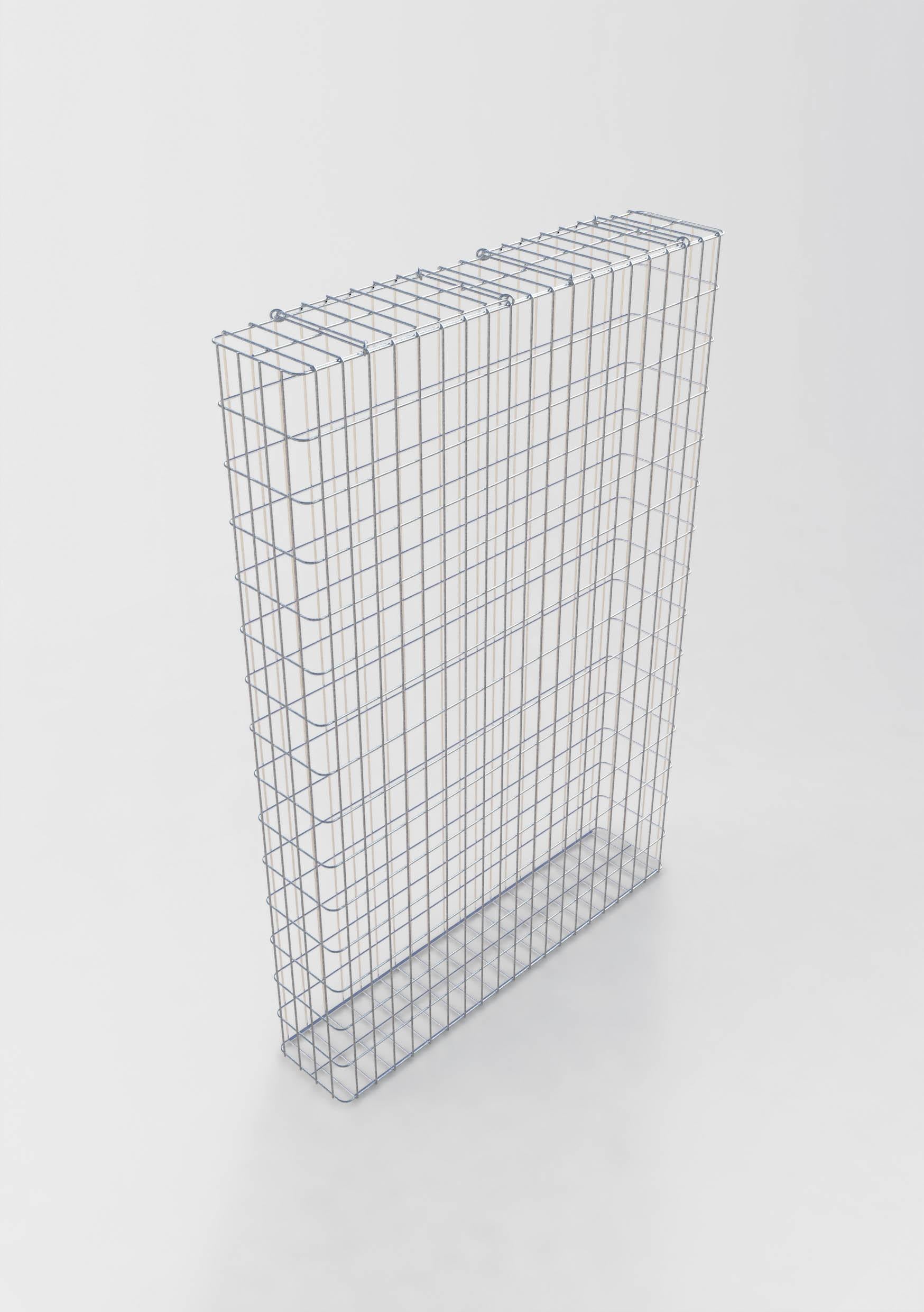 Gavión galvanizado en caliente 102 cm x 152 cm x 22 cm, malla 5 cm x 10 cm, totalmente soldado