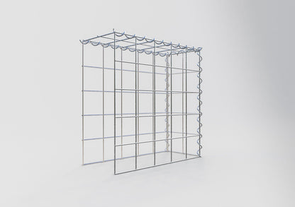 Anbaugabione Typ 4 50 cm x 50 cm x 20 cm (L x H x T), Maschenweite 10 cm x 10 cm, Spirale