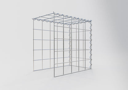 Gavión adicional tipo 4 50 cm x 50 cm x 30 cm (L x A x P), malla 10 cm x 10 cm, en espiral