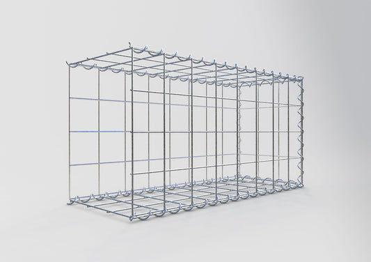 Gavión complementario tipo 2 80 cm x 40 cm x 30 cm (L x A x P), malla 10 cm x 10 cm, espiral