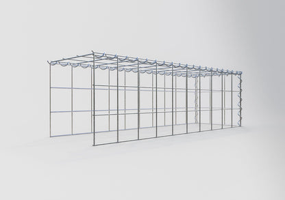 Anbaugabione Typ 4 100 cm x 30 cm x 30 cm (L x H x T), Maschenweite 10 cm x 10 cm, Spirale