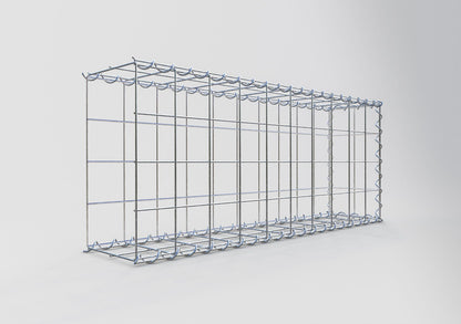 Gabion rapporté type 2 100 cm x 40 cm x 20 cm (L x H x P), mailles 10 cm x 10 cm, spirale