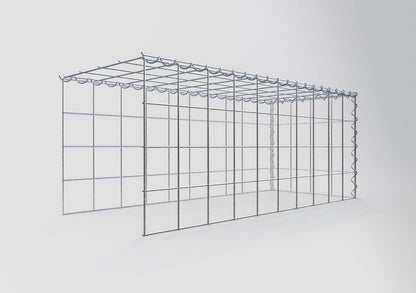 Gavión complementario tipo 4 100 cm x 40 cm x 40 cm (L x A x P), malla 10 cm x 10 cm, espiral