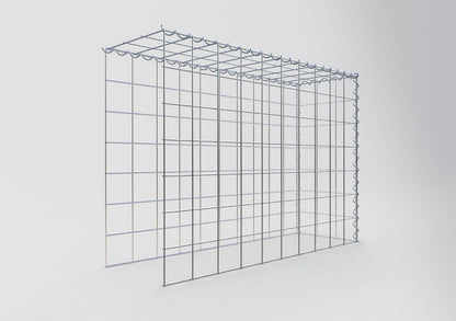 Anbaugabione Typ 4 100 cm x 70 cm x 30 cm (L x H x T), Maschenweite 10 cm x 10 cm, Spirale