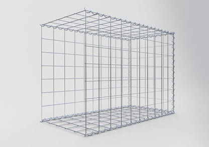 Gabion rapporté type 2 100 cm x 70 cm x 50 cm (L x H x P), mailles 10 cm x 10 cm, spirale