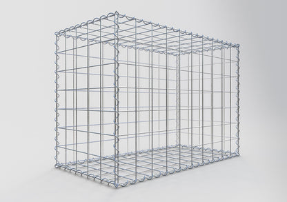 Gabione 100 cm x 70 cm x 50 cm (L x H x T), Maschenweite 10 cm x 10 cm, Spirale