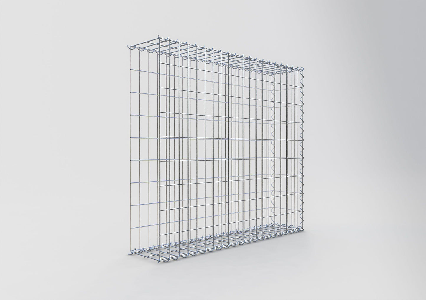 Add-on schanskorf type 2 100 cm x 90 cm x 20 cm (L x H x D), maaswijdte 5 cm x 10 cm, spiraalvormig