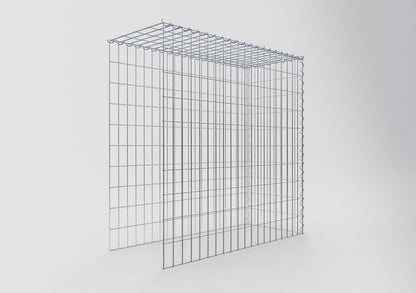 Anbaugabione Typ 4 100 cm x 100 cm x 40 cm (L x H x T), Maschenweite 5 cm x 10 cm, Spirale