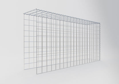 Extra gabion typ 4 200 cm x 100 cm x 40 cm (L x H x D), maskstorlek 10 cm x 10 cm, spiral