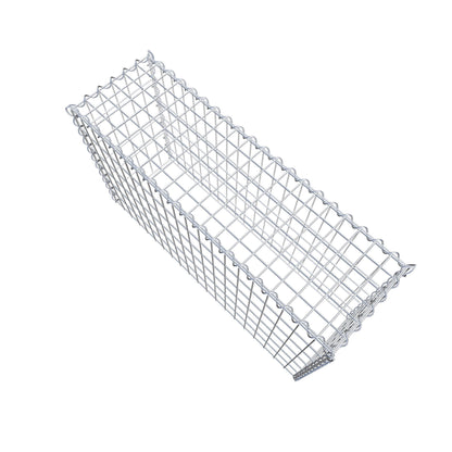 Gabião Tipo 3 100 cm x 60 cm x 30 cm (C x A x P), malhagem 5 cm x 10 cm, espiral