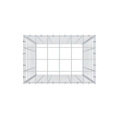 Monteret gabion type 3 100 cm x 60 cm x 40 cm (L x H x D), maskestørrelse 10 cm x 10 cm, C-ring