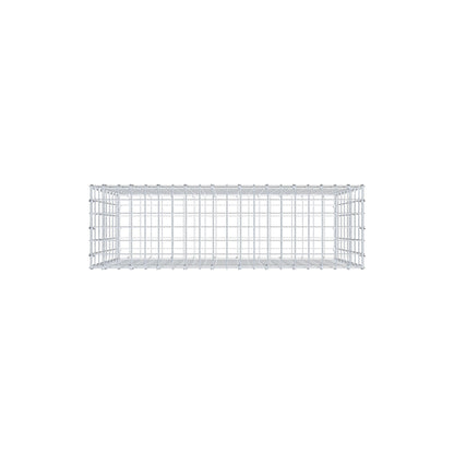Gabion 100 cm x 80 cm x 30 cm (L x H x P), mailles 5 cm x 10 cm, anneau en C