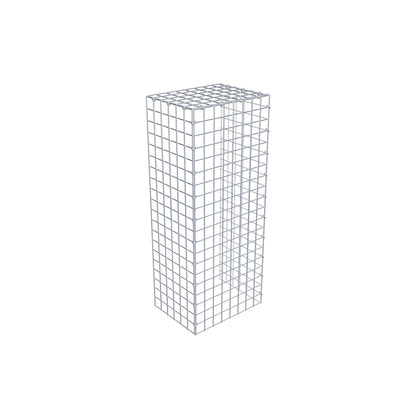 Gabião Tipo 4 100 cm x 30 cm x 40 cm (C x A x P), malhagem 5 cm x 5 cm, anel C