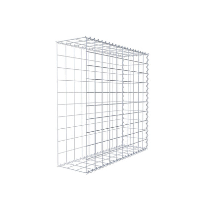 Gabião tipo 2 100 cm x 100 cm x 30 cm (C x A x P), malhagem 10 cm x 10 cm, espiral