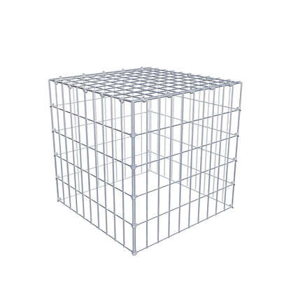Fourche rapportée type 3 50 cm x 50 cm x 50 cm (L x H x P), mailles 5 cm x 10 cm, anneau en C