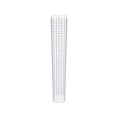 Colonne de gabion carrée galvanisée à chaud, 27 cm x 27 cm, 200 cm de hauteur, MW 5 cm x 5 cm