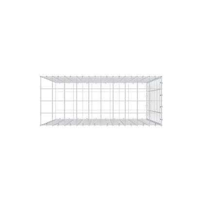Gabião Tipo 2 100 cm x 100 cm x 40 cm (C x A x P), malhagem 10 cm x 10 cm, anel C