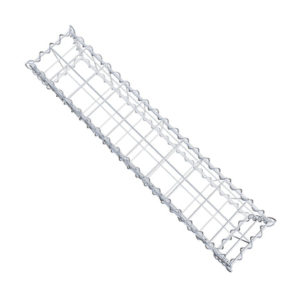 Gabion 100 cm x 20 cm x 20 cm (L x H x D), maskstorlek 10 cm x 10 cm, spiral