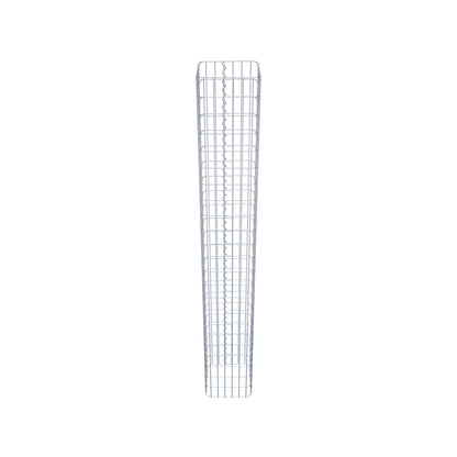 Columna de gaviones angular 32 cm x 32 cm, 230 cm de altura, MW 5 cm x 10 cm
