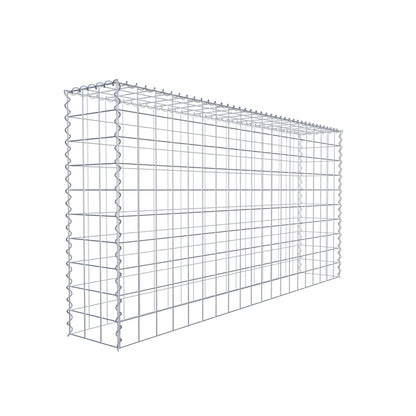 Extra gabion typ 3 200 cm x 100 cm x 30 cm (L x H x D), maskstorlek 10 cm x 10 cm, spiral