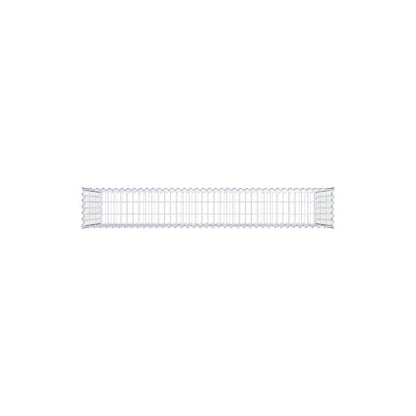 Gabion 200 cm x 100 cm x 30 cm (L x H x D), maskestørrelse 5 cm x 10 cm, spiral