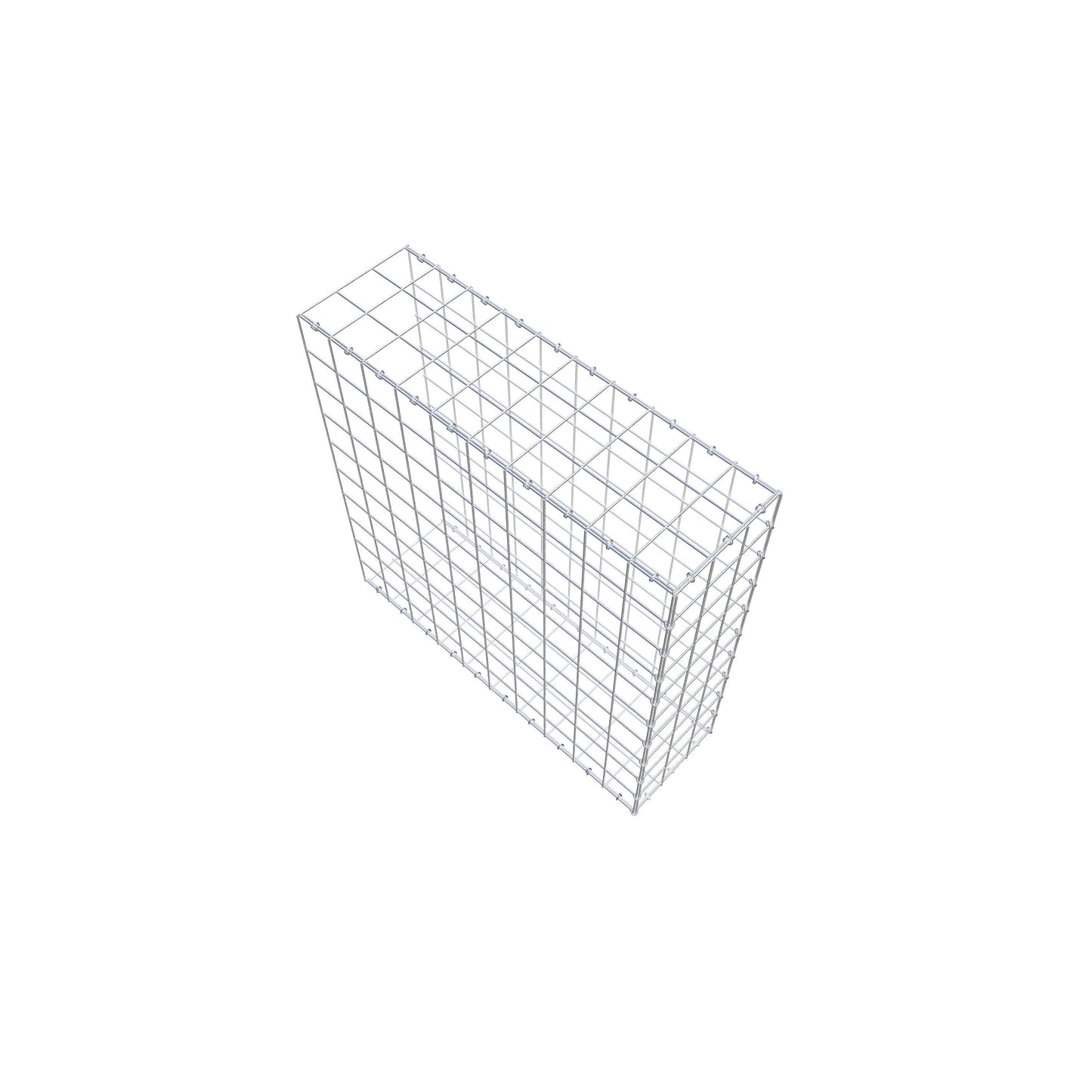 Extra gabion typ 2 100 cm x 100 cm x 30 cm (L x H x D), maskstorlek 10 cm x 10 cm, C-ring