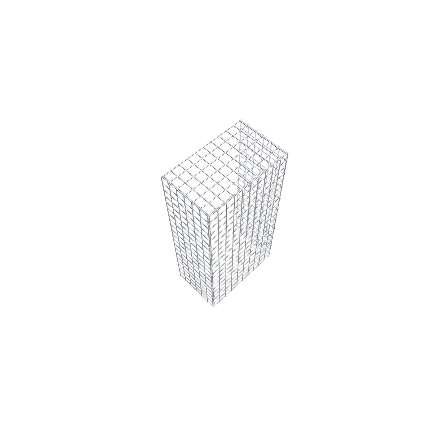 Gabião Tipo 4 100 cm x 30 cm x 50 cm (C x A x P), malhagem 5 cm x 5 cm, anel C