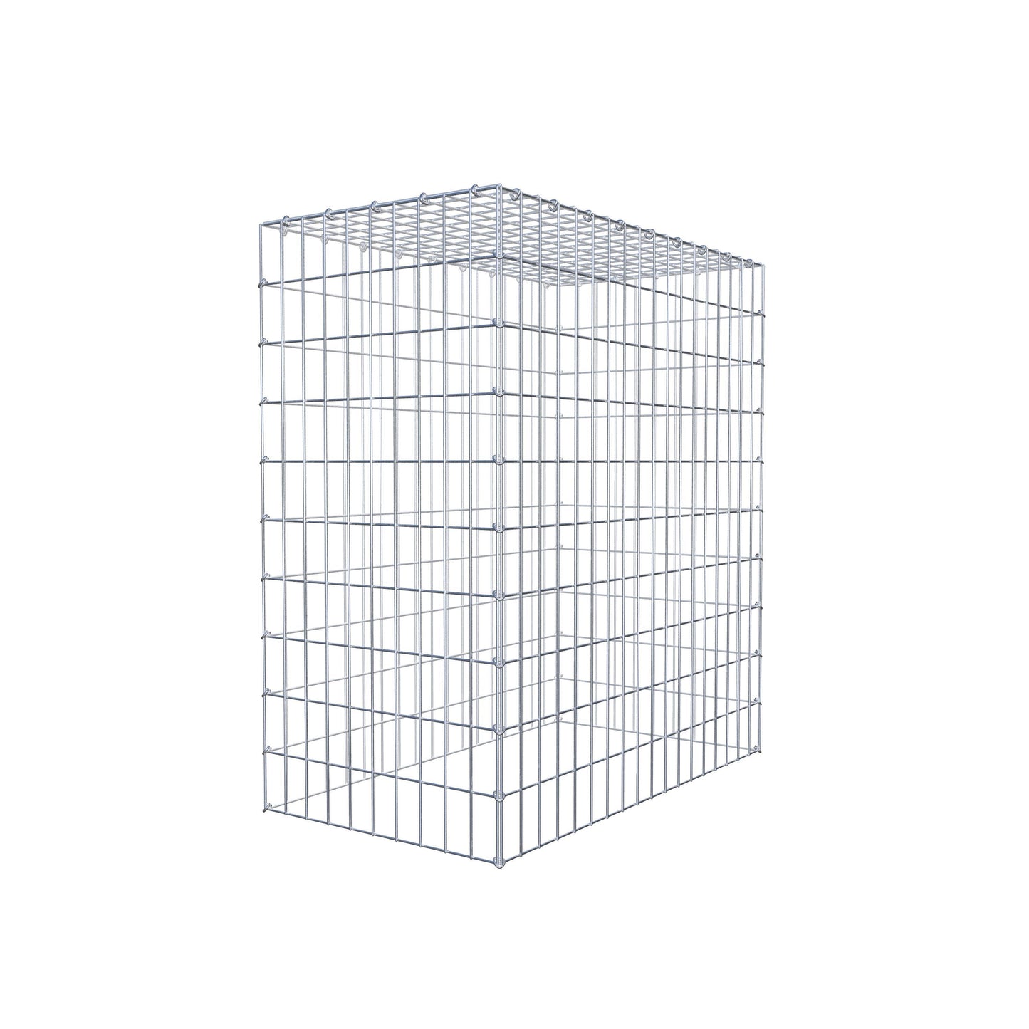 Gabbione aggiuntivo di tipo 3 100 cm x 90 cm x 50 cm (L x H x P), maglia 5 cm x 10 cm, anello a C