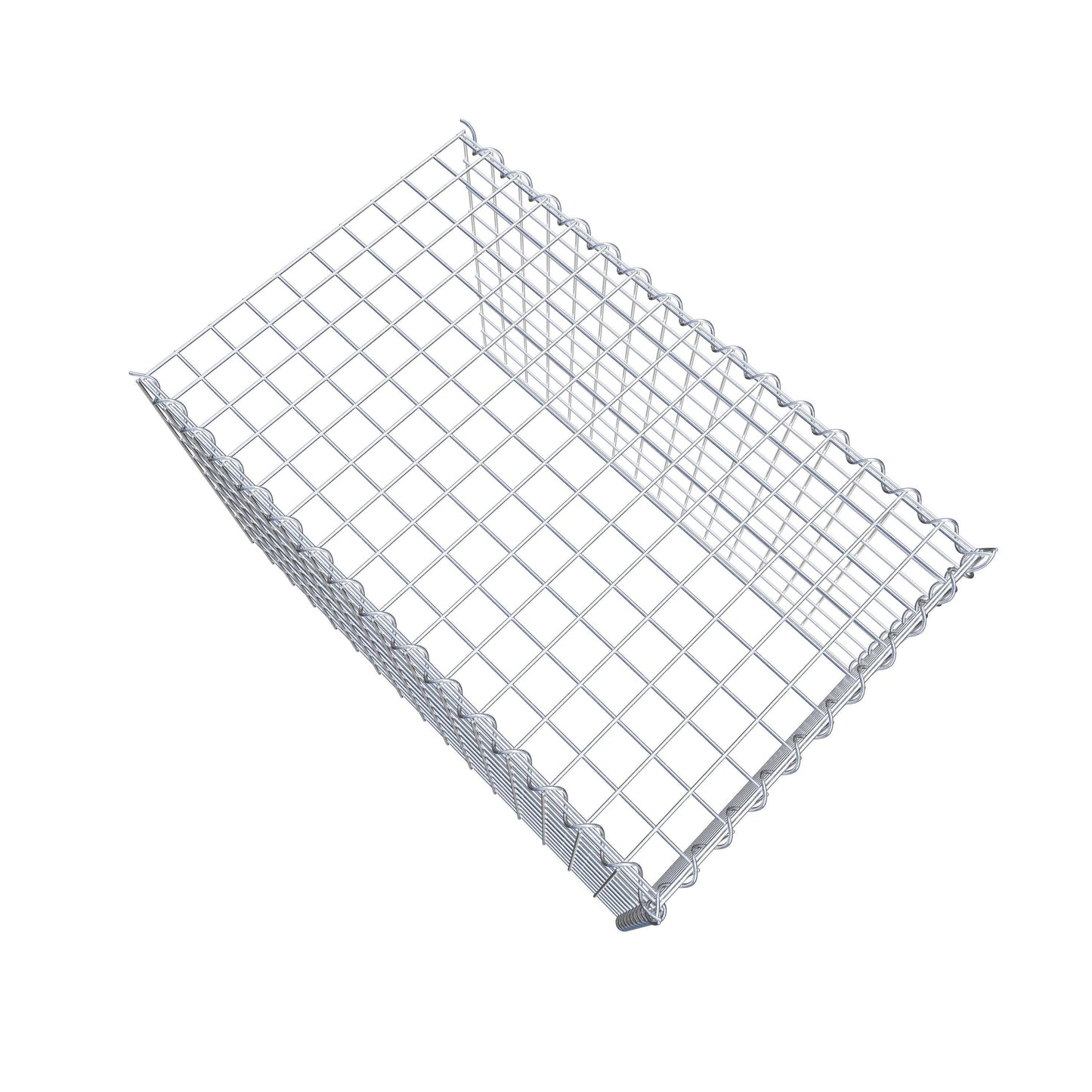 Gabião tipo 4 80 cm x 50 cm x 50 cm (C x A x P), malhagem 5 cm x 5 cm, espiral