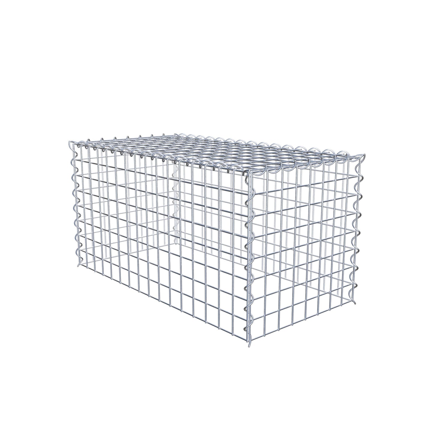 Add-on schanskorf type 3 80 cm x 40 cm x 40 cm (L x H x D), maaswijdte 5 cm x 5 cm, spiraalvormig