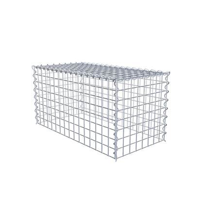 Add-on schanskorf type 3 80 cm x 40 cm x 40 cm (L x H x D), maaswijdte 5 cm x 5 cm, spiraalvormig