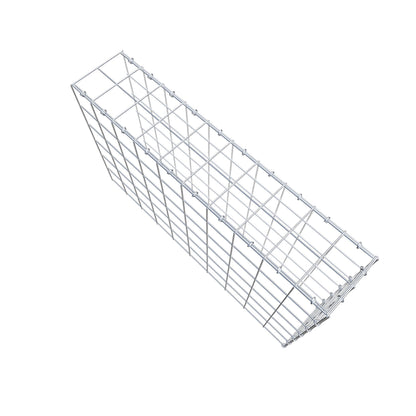 Gabião Tipo 4 100 cm x 60 cm x 20 cm (C x A x P), malhagem 10 cm x 10 cm, anel C