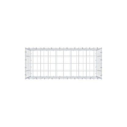 Gabião 100 cm x 50 cm x 40 cm (C x A x P), malhagem 10 x 10 cm, anel espiral