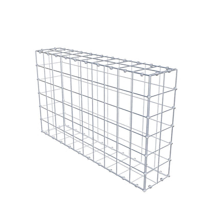 Gabião 100 cm x 60 cm x 20 cm (C x A x P), malhagem 10 x 10 cm, anel espiral