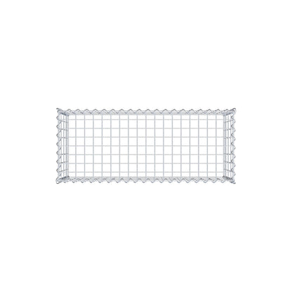 Gabião tipo 3 100 cm x 40 cm x 40 cm (C x A x P), malhagem 5 cm x 10 cm, espiral