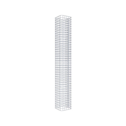 Gabion column square 27 cm x 27 cm, 200 cm high, MW 5 cm x 5 cm