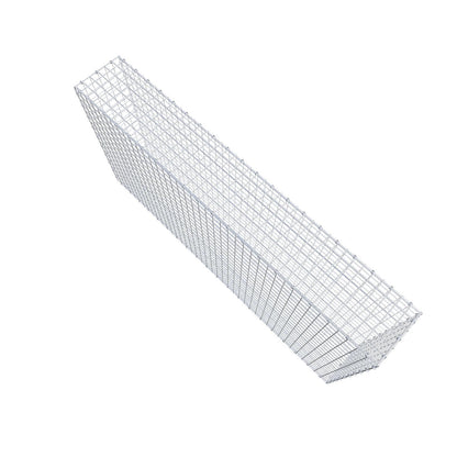 Gabião 200 cm x 100 cm x 30 cm (C x A x P), malhagem 5 x 5 cm, anel espiral