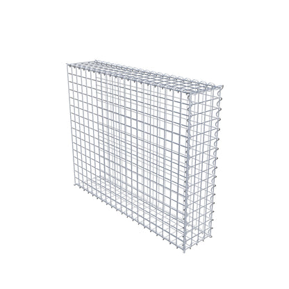 Gabião tipo 2 100 cm x 80 cm x 20 cm (C x A x P), malhagem 5 cm x 5 cm, espiral