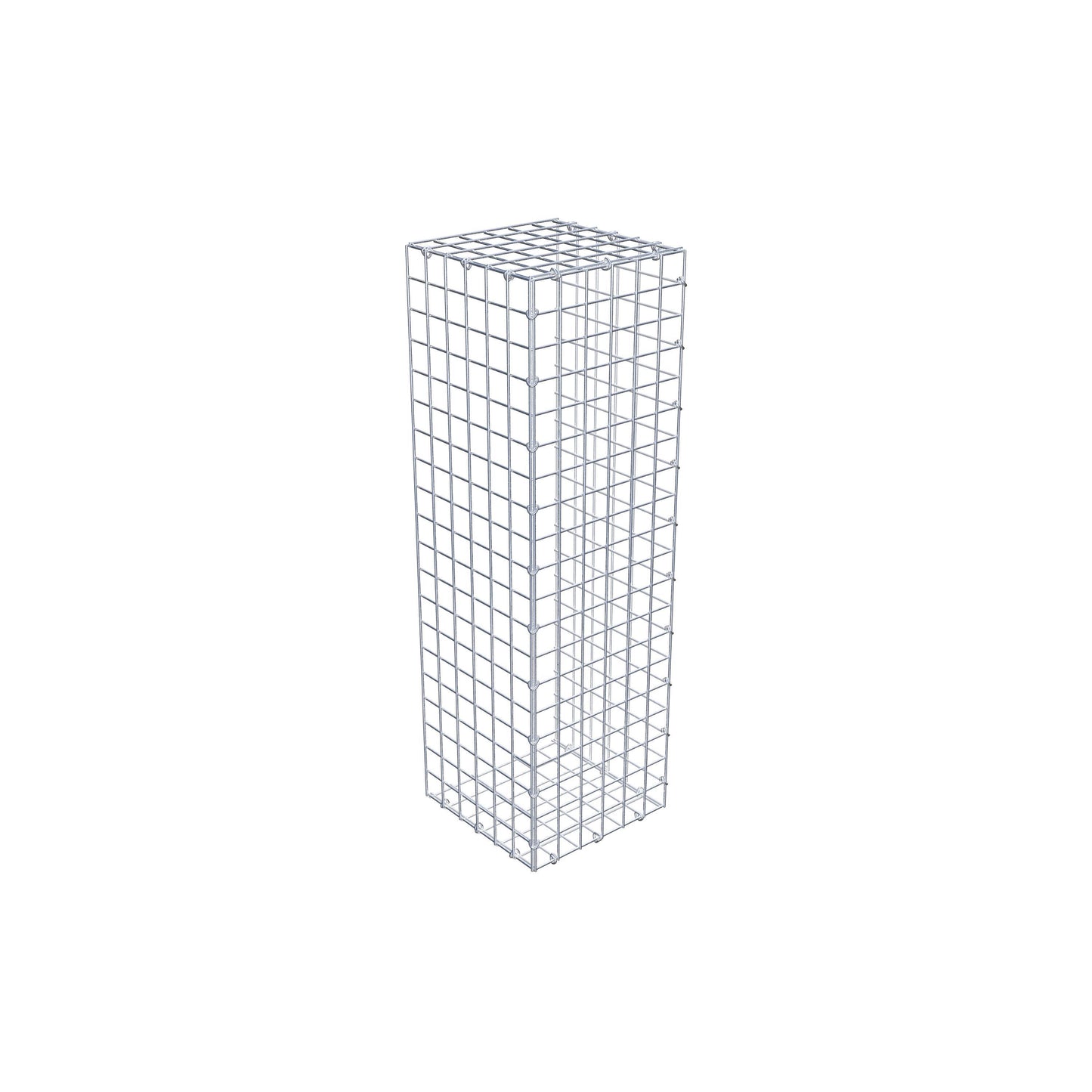 Monteret gabion type 2 100 cm x 30 cm x 30 cm (L x H x D), maskestørrelse 5 cm x 5 cm, C-ring