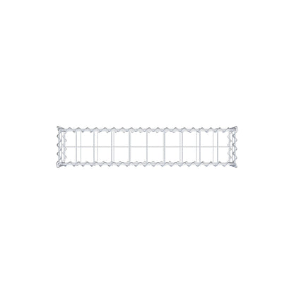 Gabion 100 cm x 20 cm x 20 cm (L x H x D), maskstorlek 10 cm x 10 cm, spiral